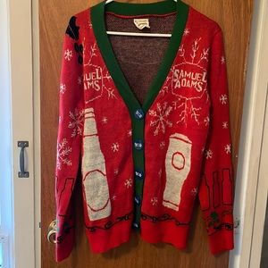 Samuel Adams oversized ugly Christmas sweater